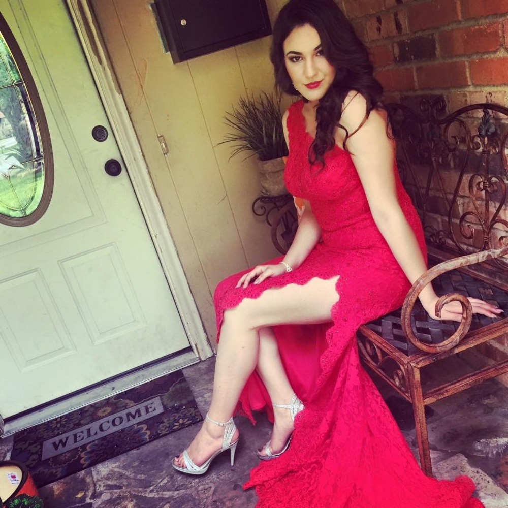 Red dress